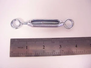Zinc Plated Steel Eye/Eye Turnbuckles, 5/32" x 3-7/8"  (QTY 10) - Picture 1 of 1