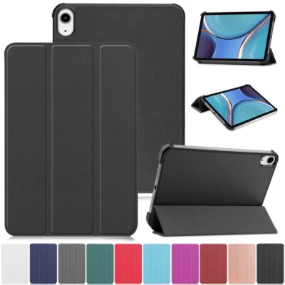 For Apple iPad mini 6 8.3" 2021 Leather Folding Case Cover Protective Soft Stand - Image 1 of 4
