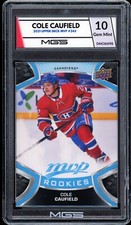 2021 Upper Deck MVP #243 Cole Caufield MGS Graded 10 Gem Mint RC Rookie Card