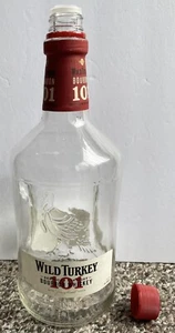WILD TURKEY KENTUCKY STRAIGHT BOURBON WHISKEY 101 FLASCHE 1,75 L LEER - Bild 1 von 4
