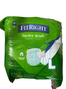 FitRight OptiFit Ultra Adult Diapers, Briefs, Large 44''-56'' 20 Ct FREE SHIPPI - Picture 1 of 3