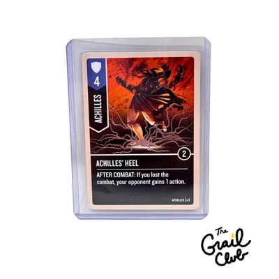 UNMATCHED Achilles Heel FOIL PROMO CARD by Restoration Games - Free Shipping - Image 1 of 2