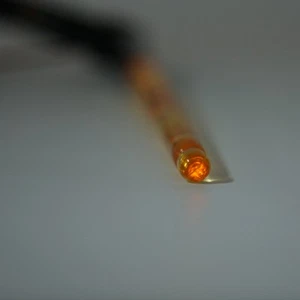 2Pcs Whip Lights 340mm Long Amber Lighted Antenna Flagpole Lamp For ATV UTV CRY - Picture 1 of 12
