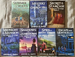 Lot of 7 The Virginia Mysteries 1-2, 4-8 * Steven K. Smith * MyBoys3 Press * TPB - Picture 1 of 2
