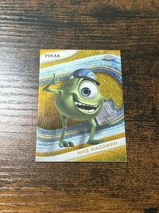 2025 Topps Chrome Disney Mike Wazowski Gold Mini Diamond /50 SP - Bild 1 von 2
