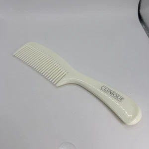 Clinique Entwirrkamm weiß Kunststoff Haarstyling breite Zähne 7" NEU - Bild 1 von 5