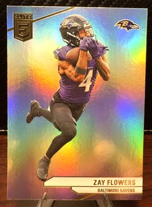 Zay Flowers-2024 Panini Donruss Elite #88 Baltimore Ravens NFL - Picture 1 of 2
