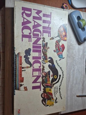 1975 THE MAGNIFICENT RACE Board Game No 68 Parker Bros Complete Dan FREEPOST  - Image 1 of 4
