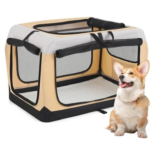 30 Inch Dog Crate for Medium Small Dogs, 3-Door Collapsible Dog Crate Foldabl... - Picture 1 of 9