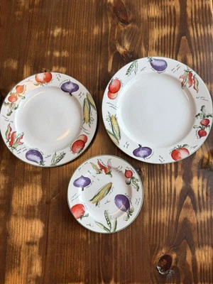 Lote de 18 platos Sakura Garden Delight Sue Zipkin 1995- para servir, cenar, ensalada Foto 1 de 4