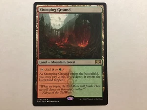 MTG Ravnica Allegiance STOMPING GROUND NM (9486) Graded Power - Picture 1 of 2
