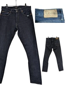 POLO RALPH LAUREN Sullivan Slim Mens Jeans Dark Blue W34 L34 - Picture 1 of 7