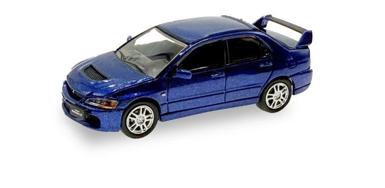MICRO CITY - Voiture de couleur bleu - MITSUBISHI Lancer Evo 9 - 1/87 - HER87... - Photo 1/2