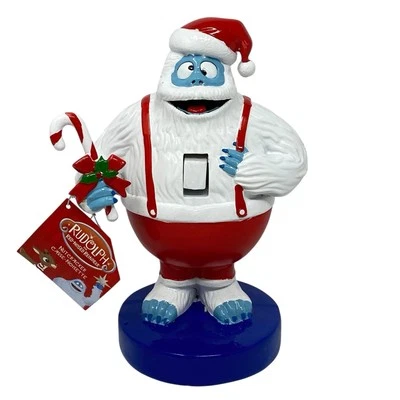 Kurt Adler Rudolph Red Nose Reindeer Santa Hat Bumble Candy Cane Nutcracker  NEW - Image 1 of 4