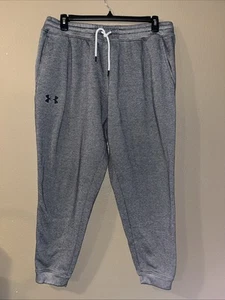 Under Armour ColdGear Mens Loose Gray Fleece Storm Sweatpants 2XL Joggers - Picture 1 of 2