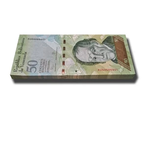 2015 Venezuela 50 Bolivares Complete Bundle Banknote Uncirculated - Picture 1 of 3