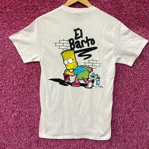 T-shirt Grafitti I Simpson Bart El Barto vernice spray piccola - Foto 1 di 5