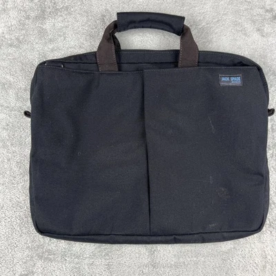 Jack Spade Greene St Briefcase Bag Black Laptop Work Office Organizer Mens Nylon - Image 1 of 4