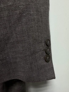 Batistini Men's Grey 50% LINEN Blazer Jacket Size EU50 UK40 - Picture 1 of 6