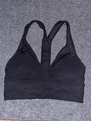 Lululemon Twist & Train Bra Size 4 A/B Cup Color Black - Image 1 of 4