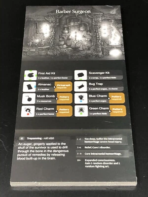 ADAM POOTS GAMES Kingdom Death: Monster 1.6 Core Game - Settlement Locations Card Deck
