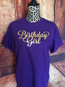 Birthday girl shirt, it's my birthday, custom personalized tee shirt, last name - Picture 1 of 10