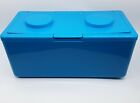 Vintage Chubs Baby Wipes Lego Stackable Storage Container Blue