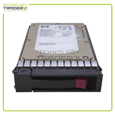 417190-002 HP 72GB 15K SAS DP 3G 3.5" Hard Drive 384852-B21 W/ Tray - Image 1 of 2