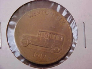 1969 Gedenk Auto Medaille -- 1919 Winton Six - Bild 1 von 2