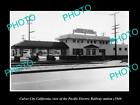 6x4 HISTORIC PHOTO CULVER CITY CALIFORNIA PACIFIC ELECTRIC RAILWAY STATION 1940