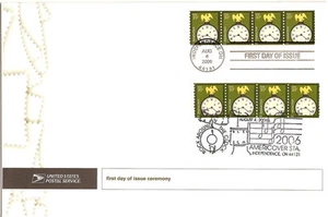 #3762 First Day Ceremony Program 10c American Clock Stamp w/2 FDC and Auto - Picture 1 of 1