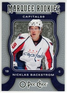 2007-08 O-Pee-Chee Hockey Marquee Rookies Nicklas Backstrom RC #598