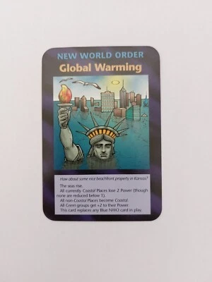 INWO Illuminati New World Order GLOBAL WARMING 1996 Assassins Edition Kartenspiel - Bild 1 von 2