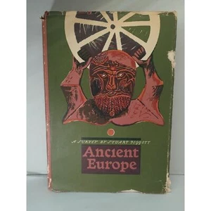 Ancient Europe A Survey by Stuart Piggott HC/DJ 1966 Vintage History Book - Picture 1 of 7