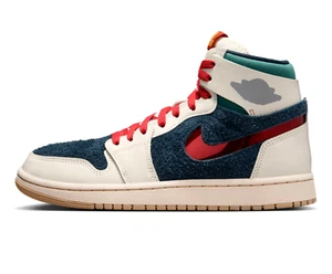 NIKE AIR JORDAN 1 ZOOM CMFT 2 "YOU'RE WELCOME"  WMN SIZE 7 NEW W/BOX(HJ9051-110) - Picture 1 of 8