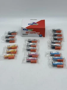 Posten Kingway Tintenpatronen Cyan Magenta Gelb Grau Schwarz #225 #226 Neu Versiegelt - Bild 1 von 6