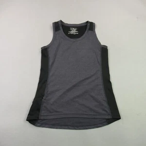 LL Bean Top Womens XS Sleeveless Activewear Black Shirt Lightweight - Picture 1 of 9