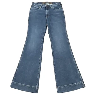 Wrangler Women's High Rise Trouser Flare Jeans 30x30 Stretch Denim # 1011MPEPS - Imagen 1 de 6