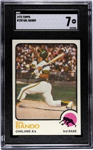 1973 Topps Set-Break #155 Sal Bando SGC 7 - Picture 1 of 2