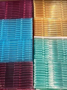 CD Jewel Cases - LOT of 174 - Multiple Colors - Picture 1 of 2