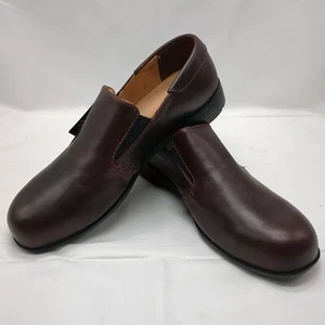 Hytest Calzado de Seguridad Puntera de Acero Zapatos Mocasín Cuero Marrón Para Mujer 9.5 W Nuevo con Etiquetas - Imagen 1 de 11