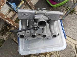 Ford escort rs turbo s2 inlet manifold with throttle body and sensors air aux . - Picture 1 of 5