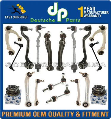 BRAZO DE CONTROL DELANTERO TRASERO SUSPENSIÓN RÓTULA BUJE COJINETE RUEDA BMW X5 X6 E70 KIT Foto 1 de 4