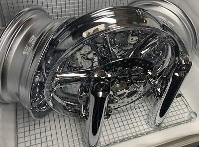 Harley  Tri glide 2014 -23 FREEWHEELER custom  Chrome Wheels & BEARINGS OUTRIGHT - Image 1 of 4