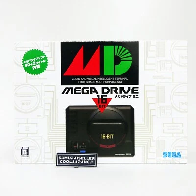 SEGA Mega Drive Mini Console Controller 1 Set 16 bit Vintage Game Japan NEW - Image 1 of 4