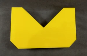 URETHANE / POLYURETHANE YELLOW BLANK ART CATCH BLOCK STOCK CUSHIONING CRADLE - Picture 1 of 10