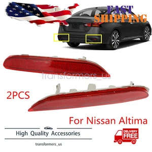 For Nissan Altima Rear Bumper Reflector Assembly Red LH & RH Quality 2019-2020 - Picture 1 of 10