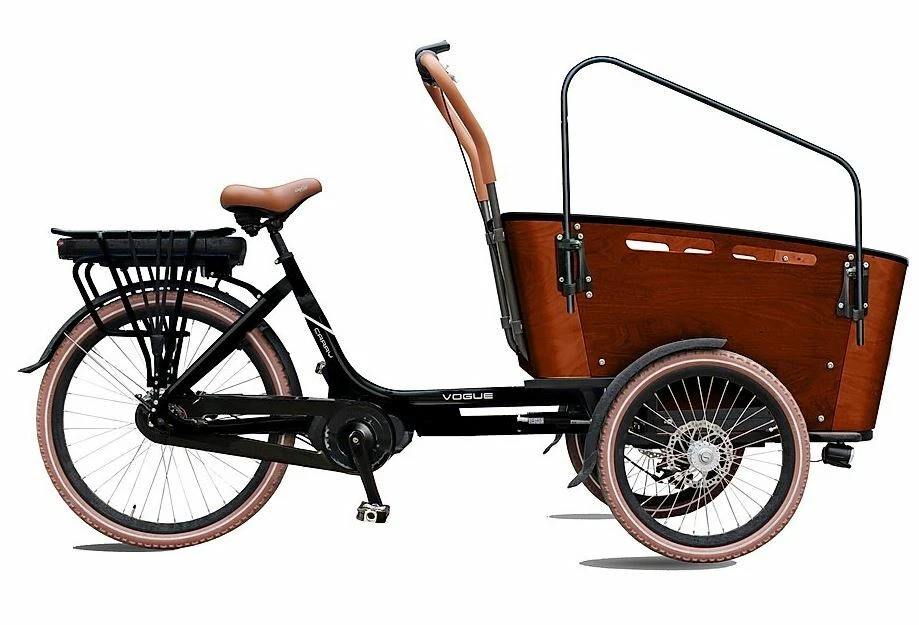Alu E-Bike Vogue Carry 3 BAKFIETS 7 Gang 26 Zoll Mittelmotor - Bild 1 von 1
