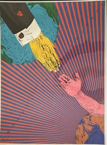Amnesty International by Tadanori Yoko 1976 ORIGINAL - Picture 1 of 5
