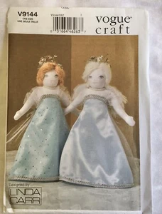 Vogue 9144 -Linda Carr - 14” Cloth Doll + Clothes - Pattern UNCUT, FF - Picture 1 of 5